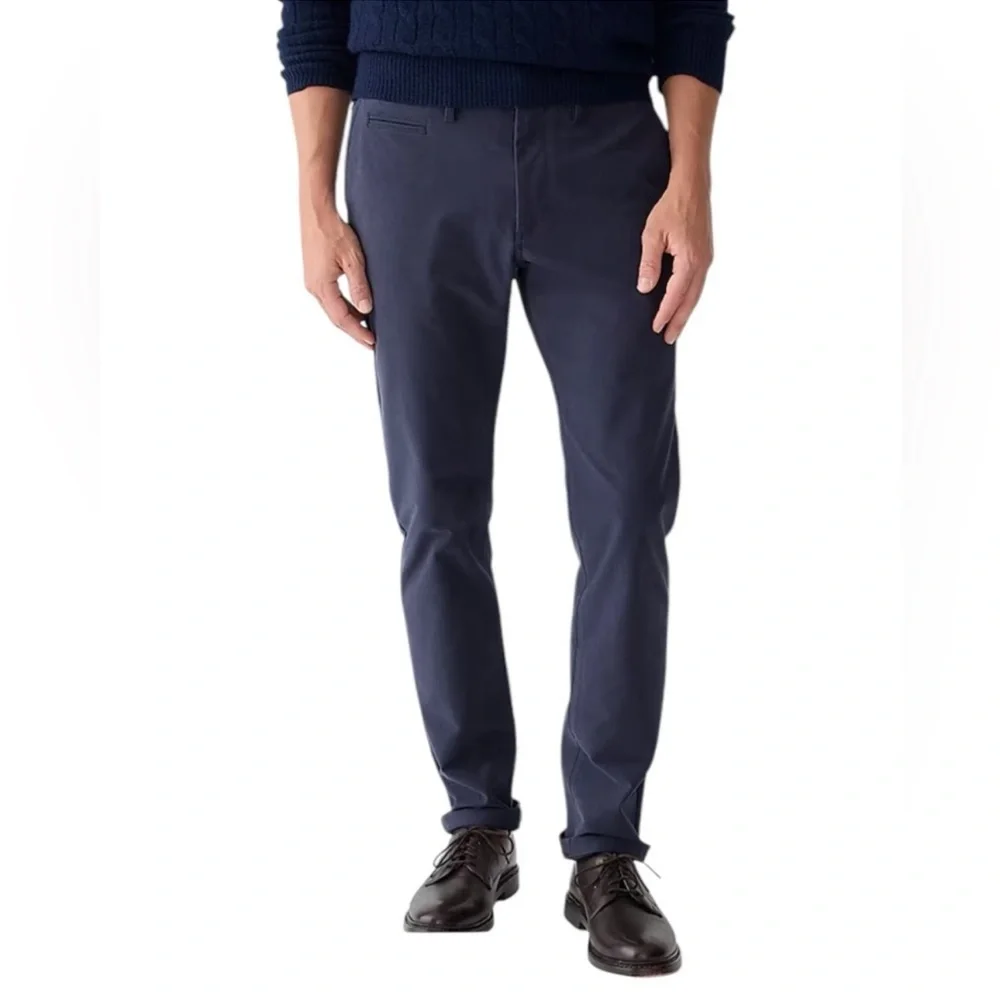 J.Crew 484 Slim-Fit Midweight Tech Pant in Navy (36x32)